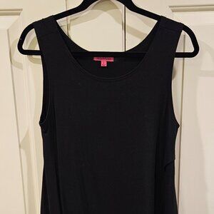 Max & Rina women's black sleeveless tunic